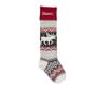 Moose Natural Fair Isle Christmas Stocking