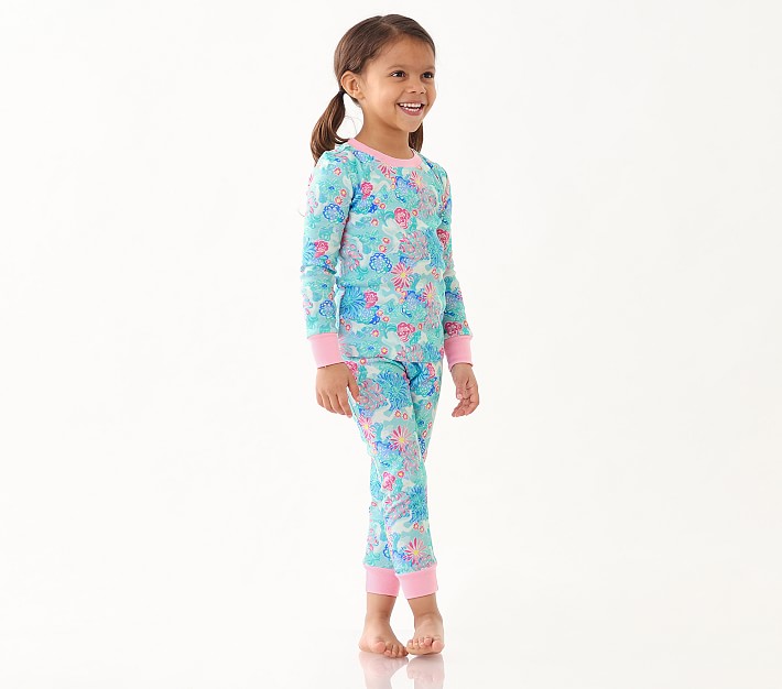 Lilly Pulitzer Unicorns in Bloom Organic Cotton Pajama Set