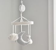 Skye Moon & Stars Musical Baby Crib Mobile