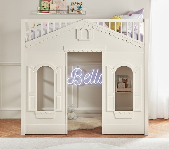 Pottery barn castle loft bed discount