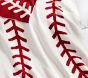 Baseball Fuzzy Throw Blanket &amp; Wedge Pillow Set