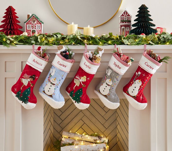 クリスマス Supreme Christmas Stocking Supreme Christmas Stocking Sferra Linens Wool with box logo