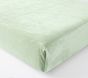 Luxe Solid Chamois Crib Fitted Sheet