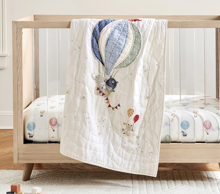 Hot Air Balloon Baby Quilt