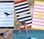 Whale Stripe Beach Towel