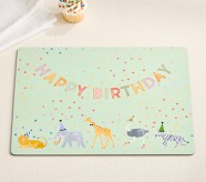 Happy Birthday Cork Placemat