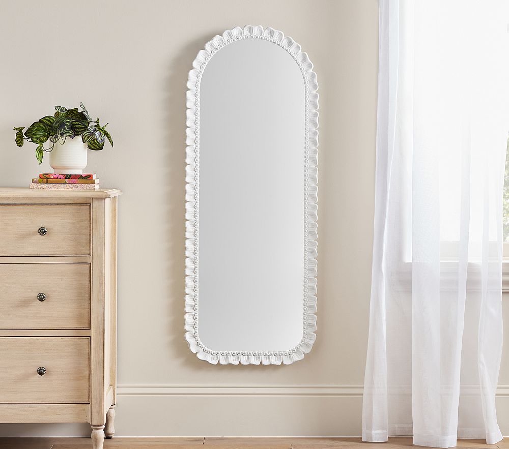 Ruffle Full Length Mirror (46&quot; x 18&quot;)