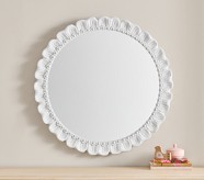 Ruffle Round Mirror (30")