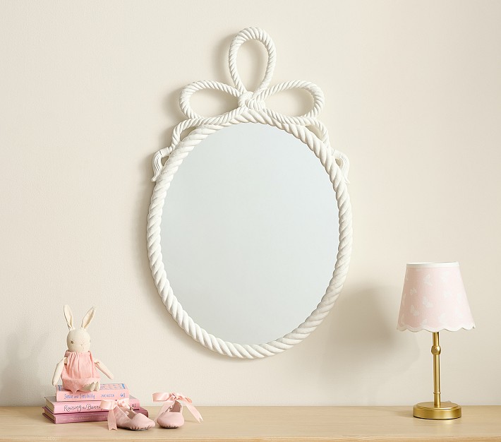 Sculpted Oval Rope Mirror (34" x 21")