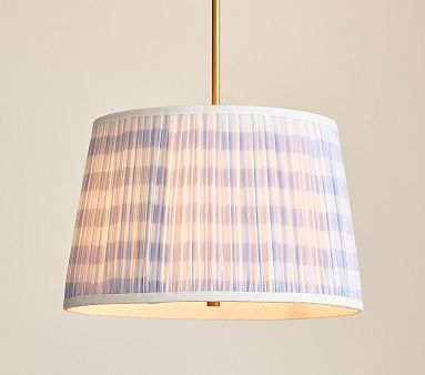 Gingham Pleat Pendant