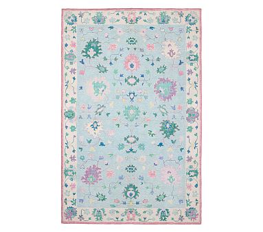Mermaid Rug , 6x9 , Multi