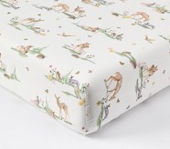 AERIN Fawn Organic Crib Fitted Sheet
