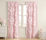 Heart Ruffle Blackout Panel
