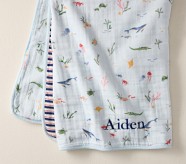 Under The Sea Oversized Muslin Baby Blanket