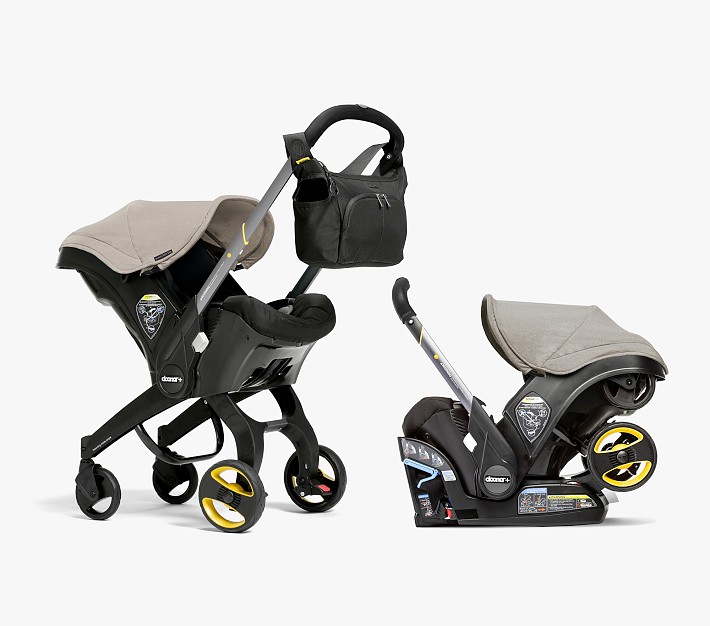 Travel Stroller - pbk x Doona™ Exclusive Infant Car Seat/Stroller & Base, Warm Stone