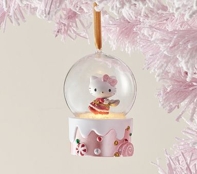 Hello Kitty® Light Up Globe Ornament, Cake