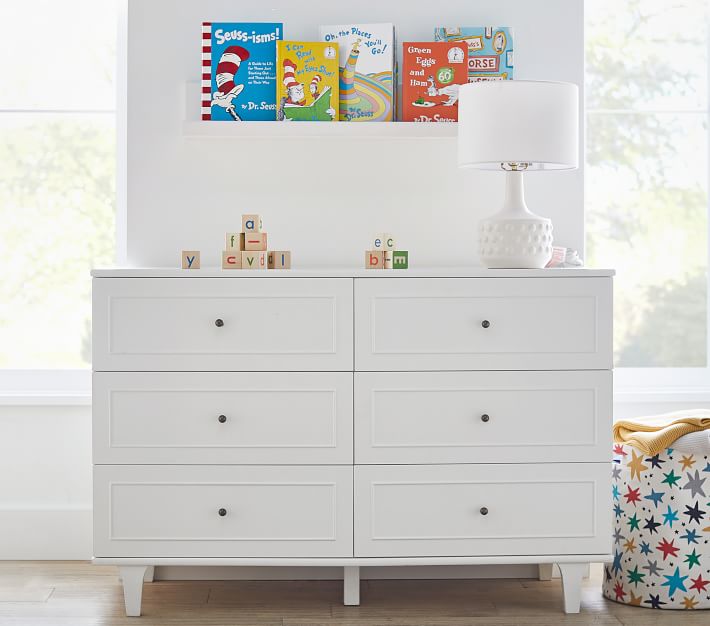 Dawson Extra Wide Nursery Dresser Topper Set Hunter Green