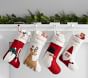 west elm x pbk Modern Snowman Felt Stocking