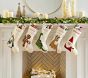west elm x pbk Modern Reindeer Felt Stocking