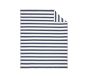 Chambray Stripe Organic Duvet &amp; Shams