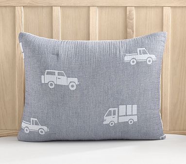 Reversible Trucks Standard Sham