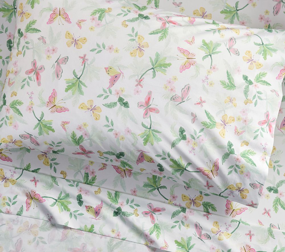 Palm Beach Butterfly Organic Sheet Set