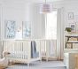 Elephant Stripe Organic Crib Fitted Sheet