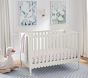 Butterfly Stripe Organic Crib Fitted Sheet