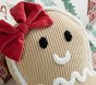 Mrs. Spice Gingerbread Shaped Pillow