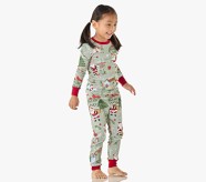 Candy Cane Village Organic Cotton Pajama Set