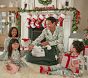 Adult Candy Cane Village Flannel Pajama Set