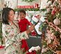 Adult Candy Cane Village Flannel Pajama Set