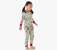Candy Cane Village Organic Cotton Pajama Set