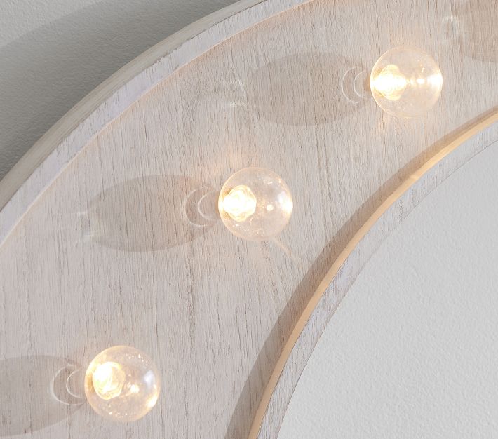 Crescent Moon Marquee - Enchanting Kids' Room Decor