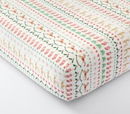 Holiday Fair Isle Organic Crib Fitted Sheet