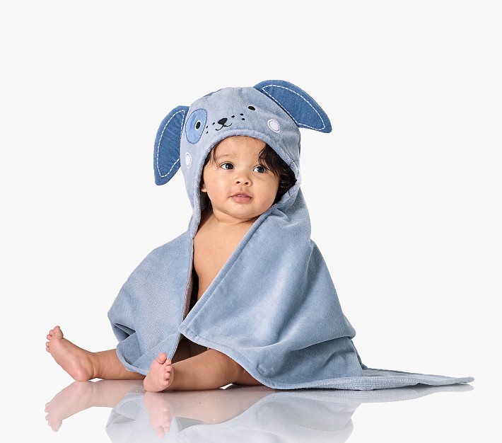 Puppy Critter Baby Hooded Towel