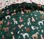 Christmas Dogs Organic Duvet Cover &amp; Shams