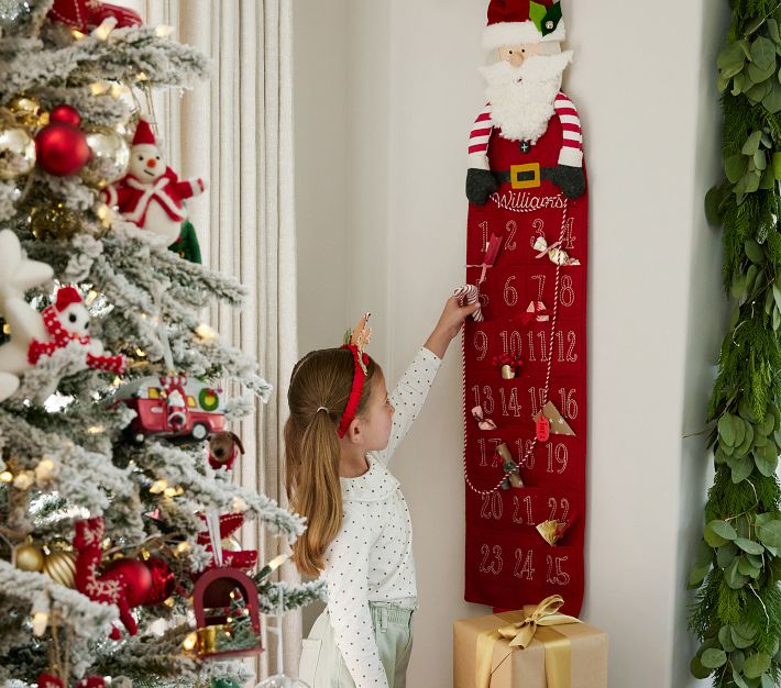 Skinny Santa Kids Advent Calendar | Pottery Barn Kids