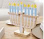 Wooden Toy Menorah