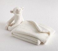 Plush Lamb Stuffed Animal and Blanket Set