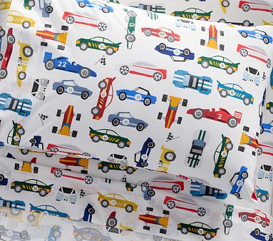 Remy Race Car Glow-in-the-Dark Toddler Sheet Set