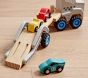 Wooden Car Transporter Vehicle