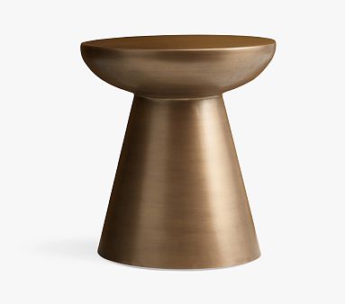 Collins Side Table, Antique Bronze, Parcel Delivery