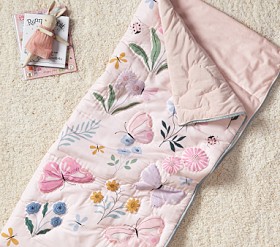 Wildflower Butterfly Sleeping Bag | Pottery Barn Kids