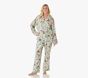 Adult Candy Cane Village Flannel Pajama Set