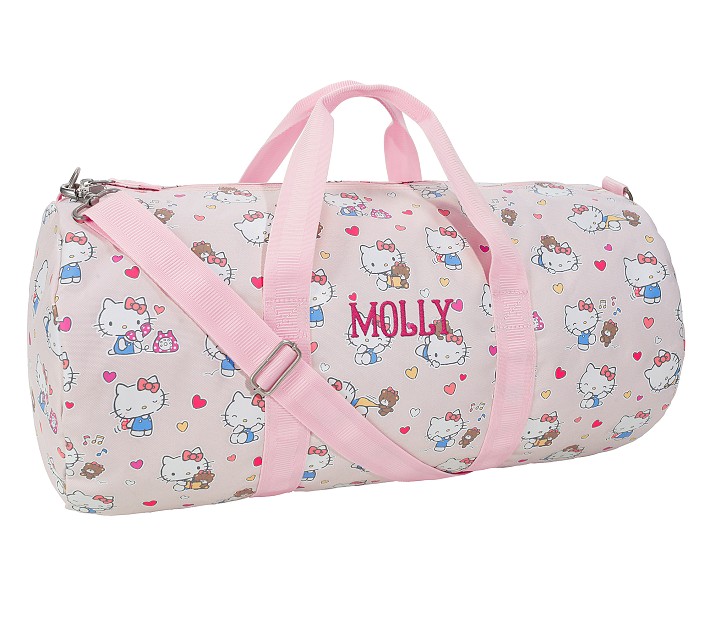 Mackenzie Glow-in-the-Dark Hello Kitty&#174; Hearts Large Duffle