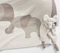 Fuzzy Animal Baby Blanket and Thumbie Gift Set