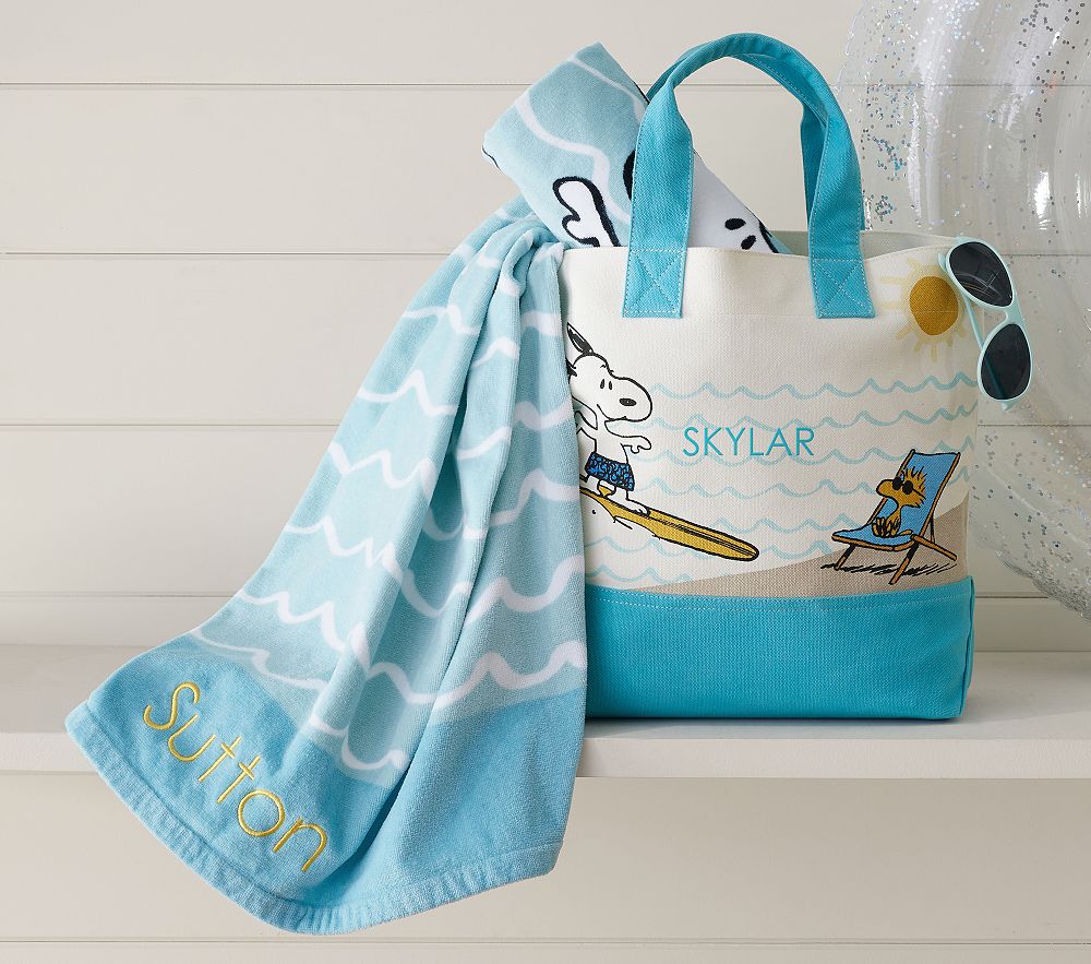 Peanuts&#174; Snoopy&#174; Surfing Beach Tote &amp; Towel Set