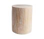 Wood Stump Side Table, Natural, Parcel Delivery