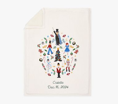 Rifle Paper Co. Nutcracker Baby Blanket